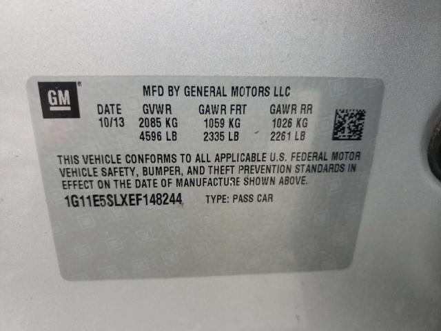 Photo 10 from auction – 2014 CHEVROLET MALIBU 2LT with VIN 1G11E5SLXEF148244