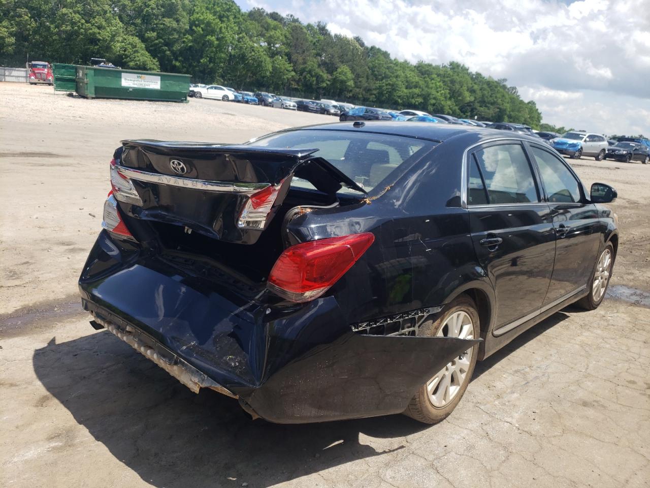 Photo 4 from auction – 2011 TOYOTA AVALON BAS with VIN 4T1BK3DB3BU398859