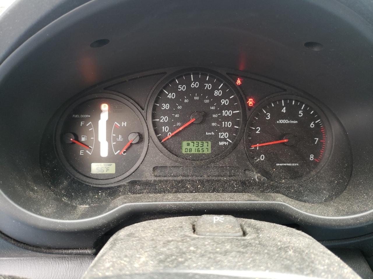 Photo 8 from auction – 2007 SUBARU IMPREZA with VIN JF1GD61687H513667