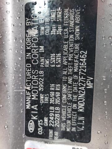 Photo 10 from auction – 2015 KIA SOUL with VIN KNDJN2A27F7216462