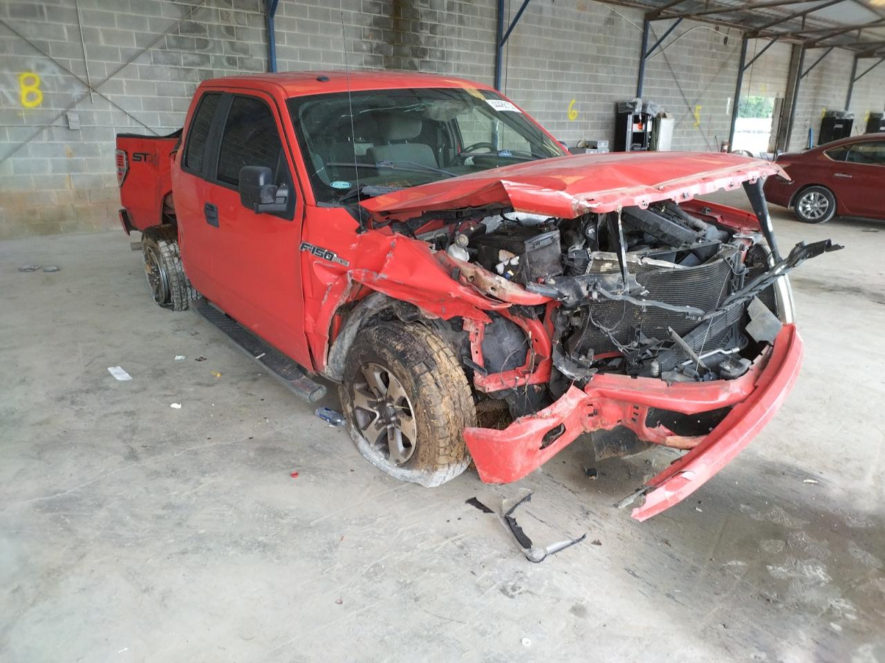 FORD F150 SUPER 2014 with VIN 1FTFX1EF9EKF59793 - Photo from auction