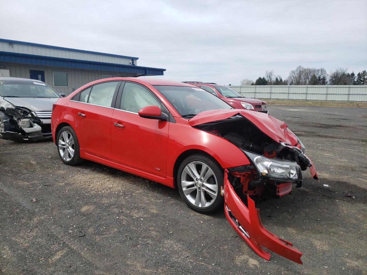 CHEVROLET CRUZE LTZ 2014 with VIN 1G1PG5SB4E7398326 - Photo from auction