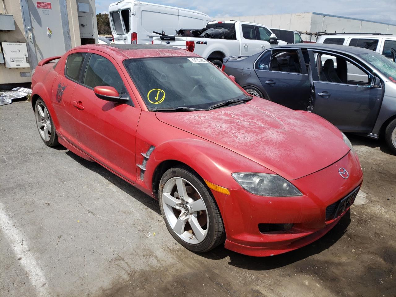 MAZDA RX-8 2005 with VIN JM1FE173850151130 - Photo from auction