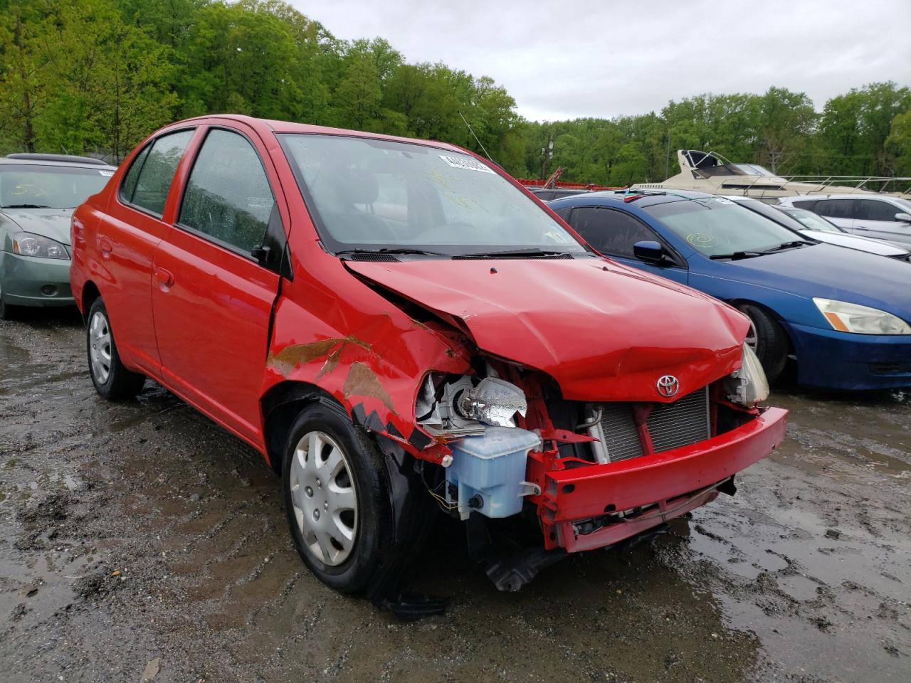 TOYOTA ECHO 2001 with VIN JTDBT123310100799 - Photo from auction