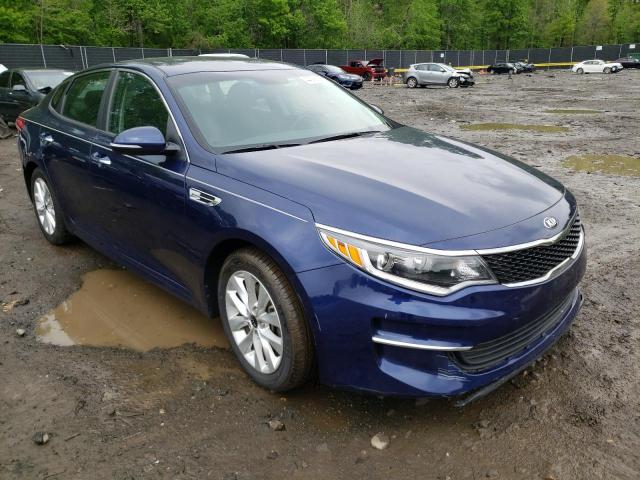 KIA OPTIMA LX 2018 with VIN 5XXGT4L30JG268078 - Photo from auction