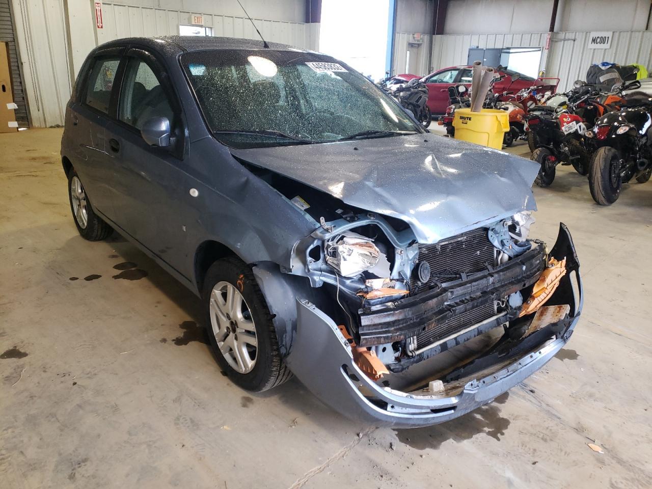 CHEVROLET AVEO BASE 2007 with VIN KL1TD66617B762386 - Photo from auction