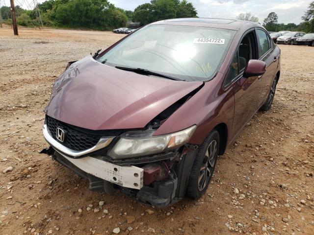 Photo 2 from auction – 2013 HONDA CIVIC EX with VIN 19XFB2F85DE034526