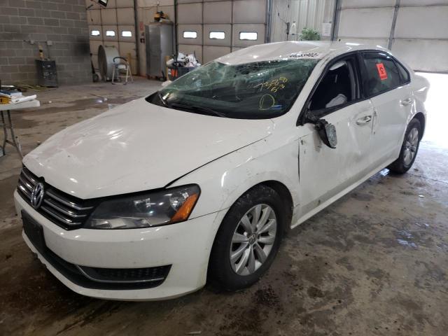 Photo 2 from auction – 2013 VOLKSWAGEN PASSAT S with VIN 1VWAP7A3XDC017388