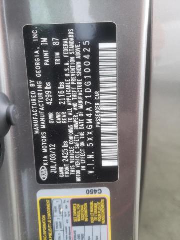 Photo 10 from auction – 2013 KIA OPTIMA LX with VIN 5XXGM4A71DG100425