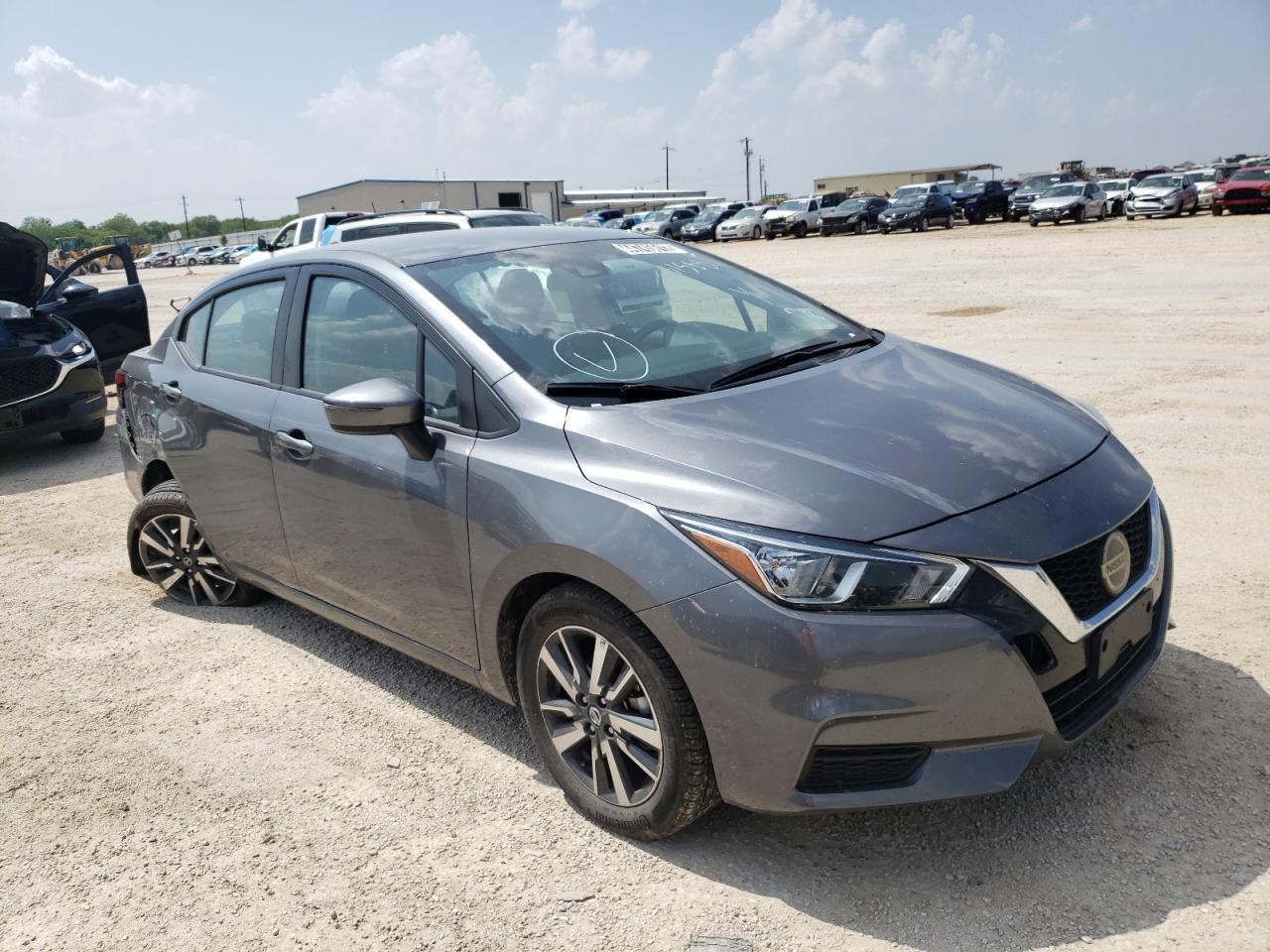 NISSAN VERSA SV 2021 with VIN 3N1CN8EV5ML875281 - Photo from auction
