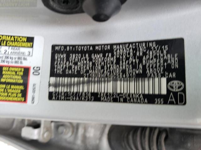 Photo 10 from auction – 2016 TOYOTA COROLLA L with VIN 2T1BURHE5GC564910