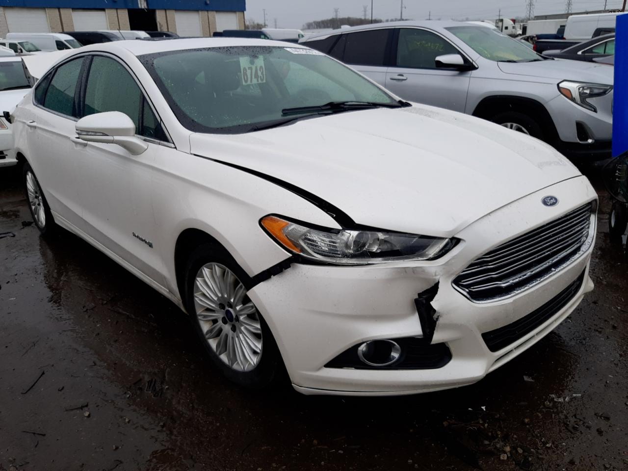 FORD FUSION SE 2014 with VIN 3FA6P0LU1ER183877 - Photo from auction