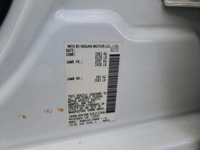 Photo 10 from auction – 2022 NISSAN ALTIMA with VIN 1N4BL4DV5NN342296