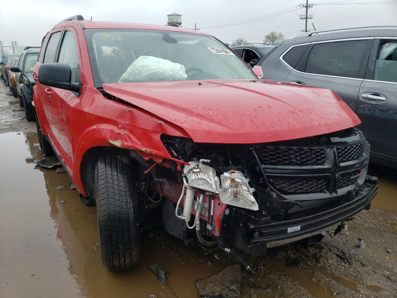 DODGE JOURNEY SE 2020 with VIN 3C4PDCAB0LT273158 - Photo from auction