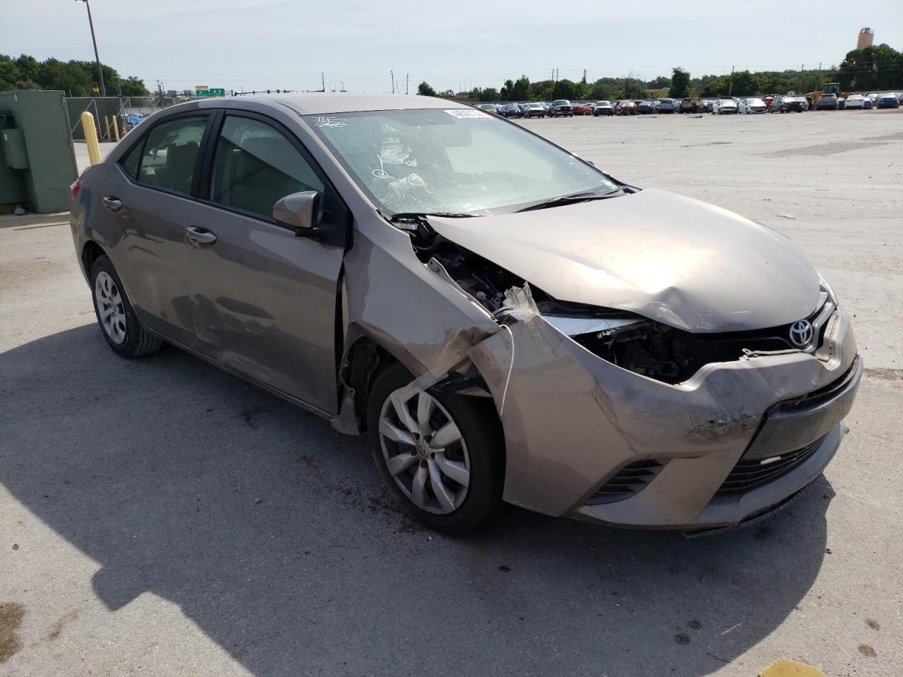 TOYOTA COROLLA L 2015 with VIN 2T1BURHE7FC361659 - Photo from auction