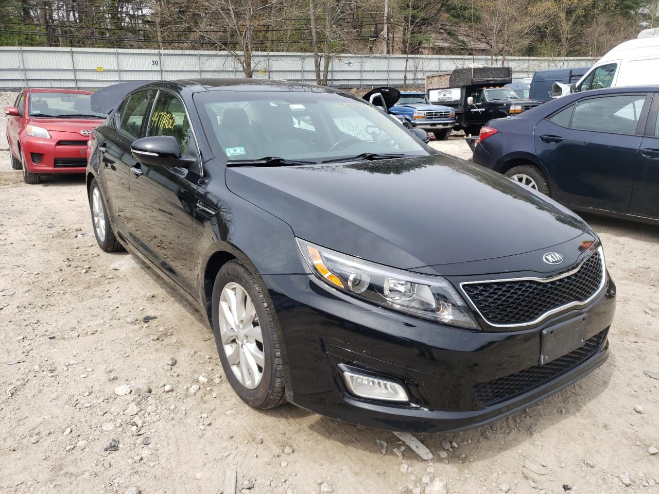 KIA OPTIMA EX 2014 with VIN 5XXGN4A77EG322207 - Photo from auction