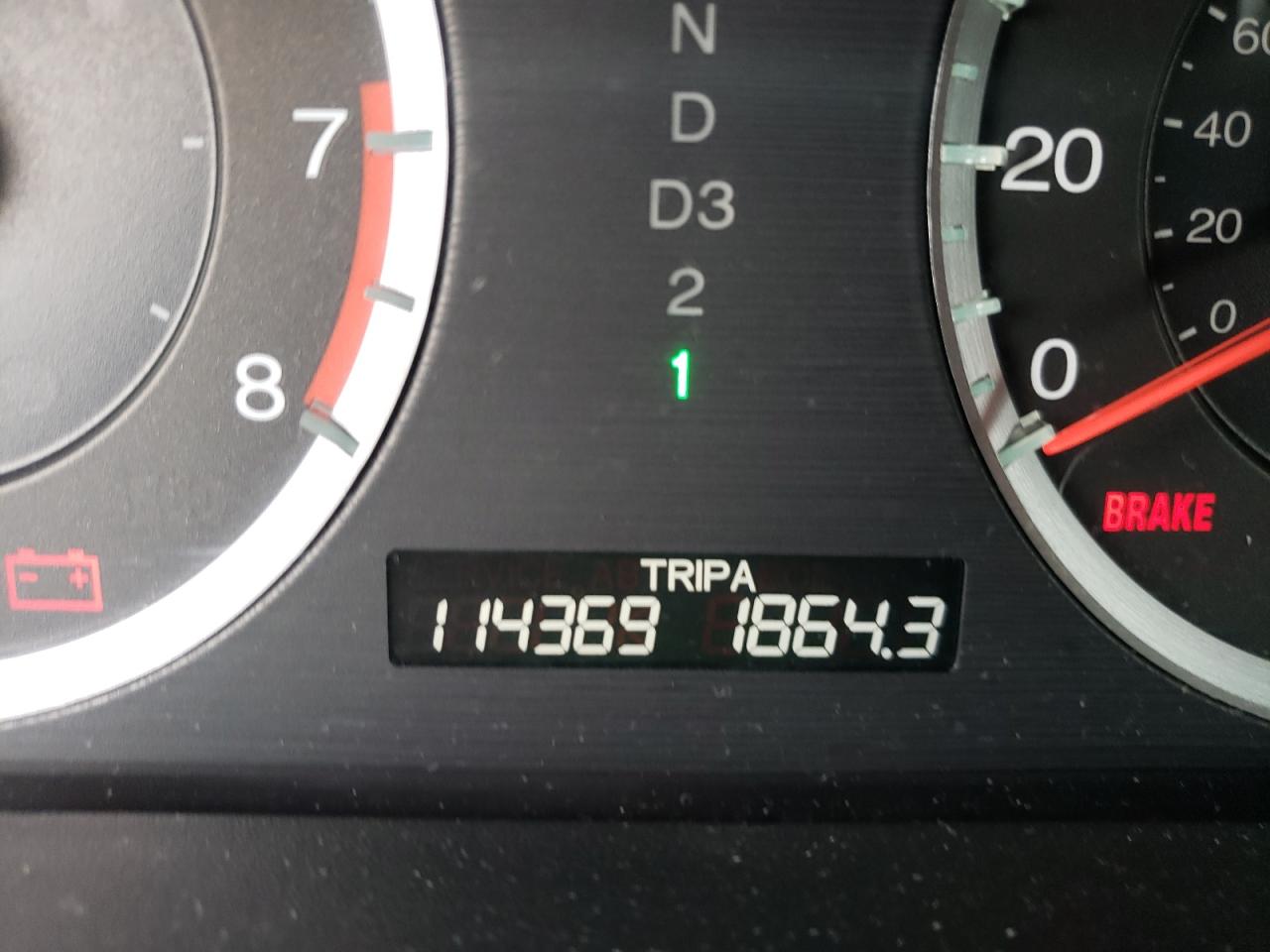 Photo 8 from auction – 2008 HONDA ACCORD EXL with VIN 1HGCP368X8A044196