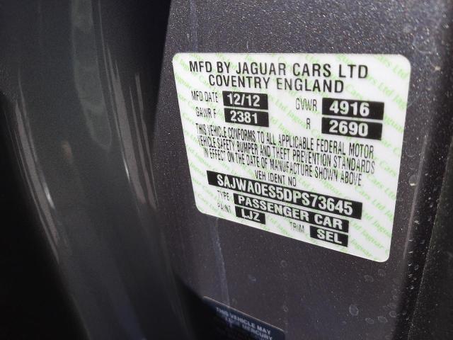 Photo 10 from auction – 2013 JAGUAR XF with VIN SAJWA0ES5DPS73645