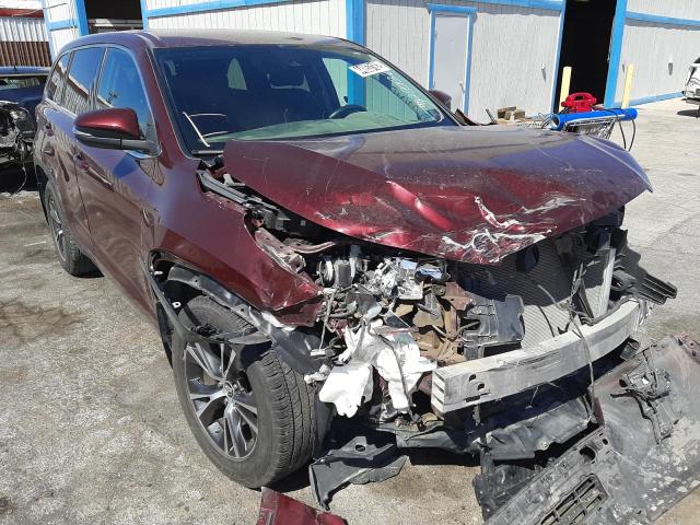 TOYOTA HIGHLANDER 2018 с VIN 5TDBZRFH5JS808309 - Фото с аукциона