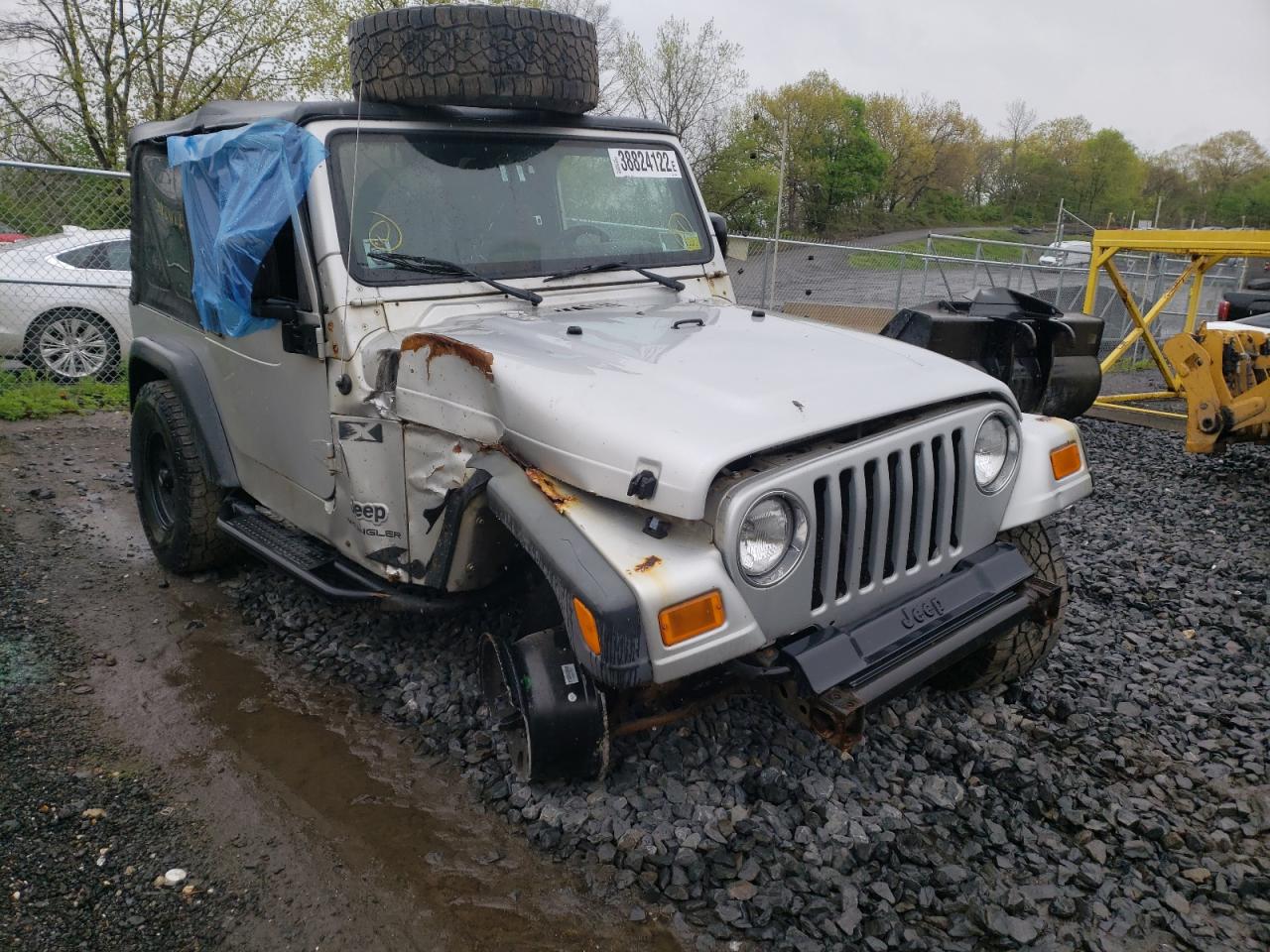 JEEP WRANGLER C 2003 with VIN 1J4FA39S83P349944 - Photo from auction