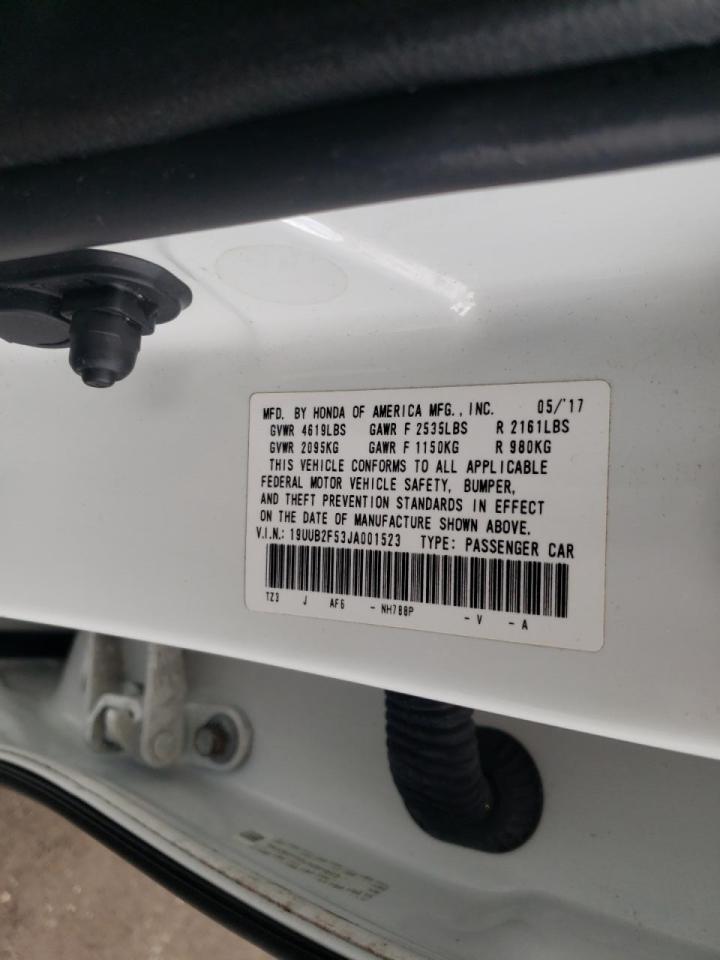 Photo 10 from auction – 2018 ACURA TLX TECH with VIN 19UUB2F53JA001523