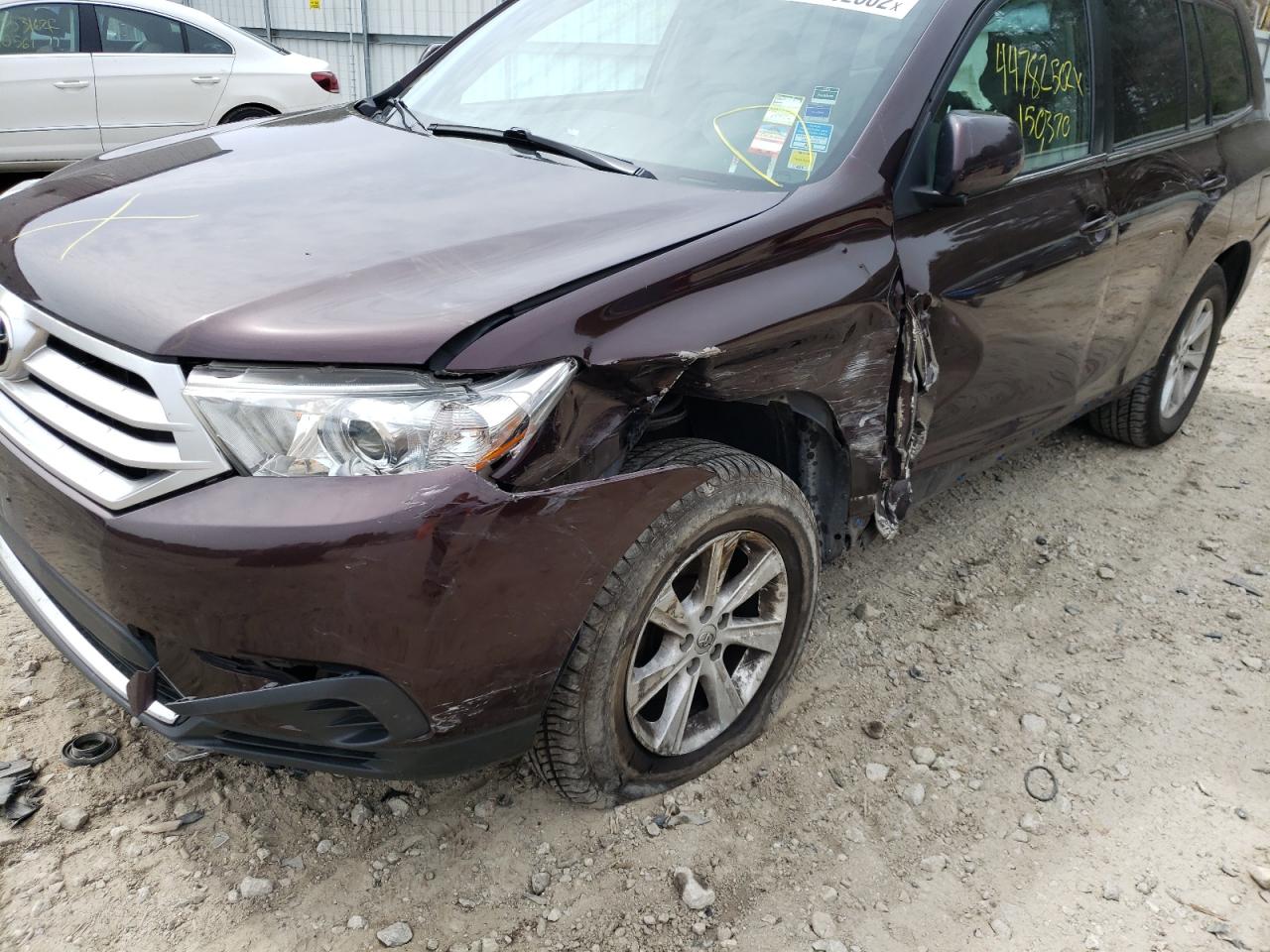 Photo 9 from auction – 2013 TOYOTA HIGHLANDER with VIN 5TDBK3EH7DS260434