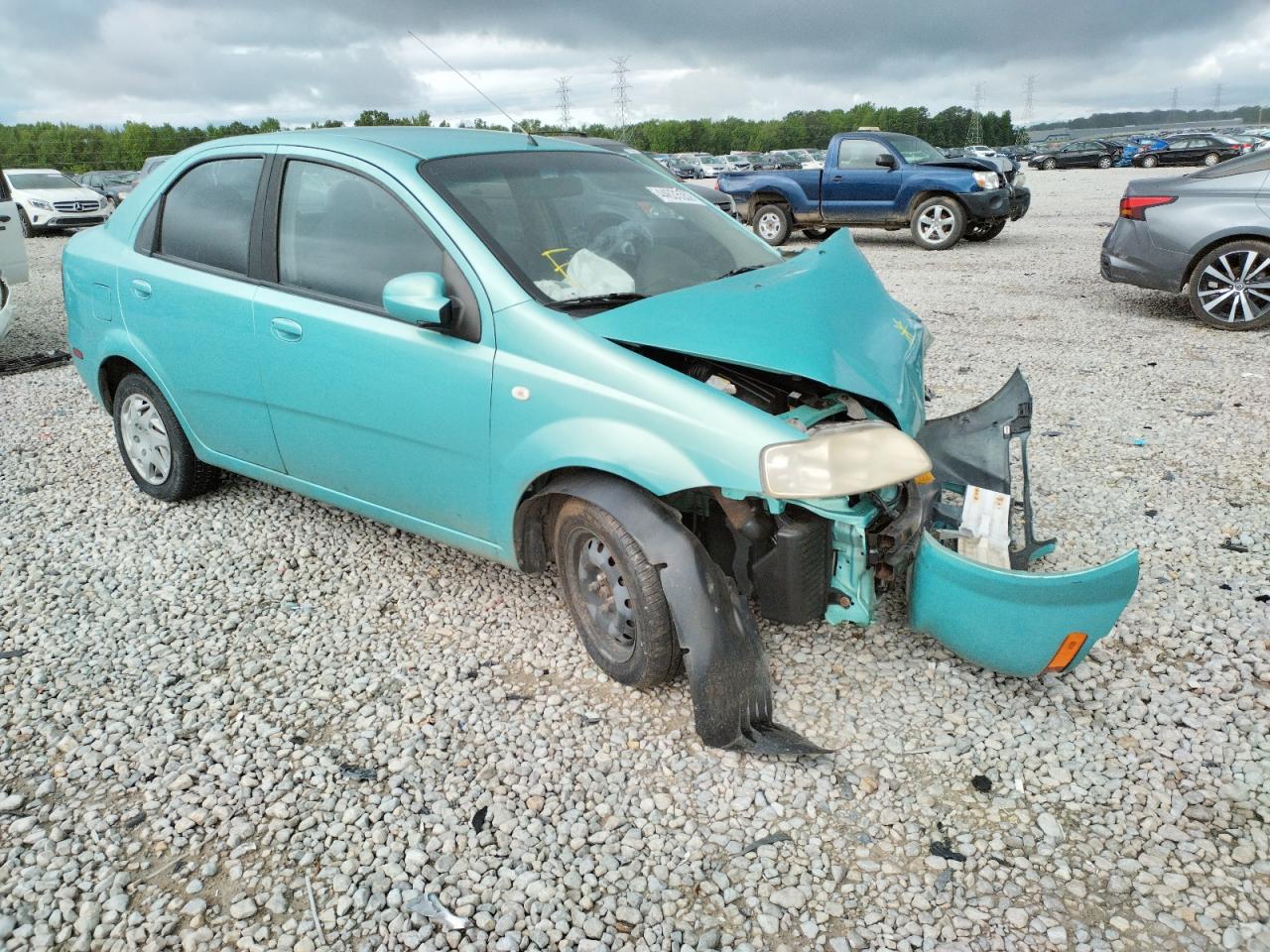 CHEVROLET AVEO BASE 2006 with VIN KL1TD56666B565416 - Photo from auction