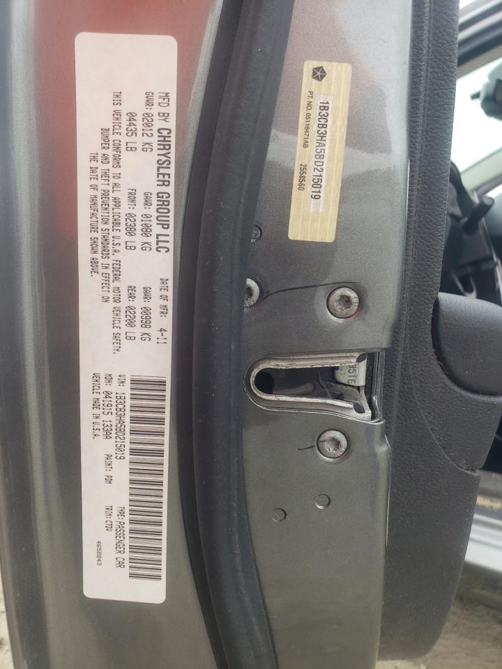 Photo 10 from auction – 2011 DODGE CALIBER MA with VIN 1B3CB3HA5BD215019