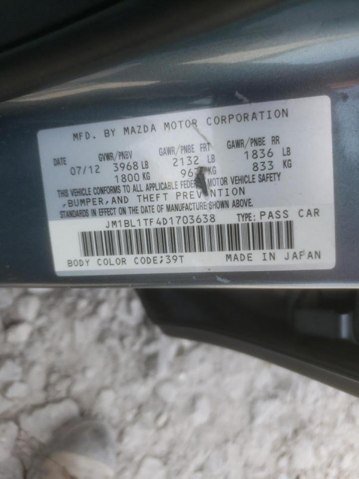 Photo 10 from auction – 2013 MAZDA 3 I with VIN JM1BL1TF4D1703638