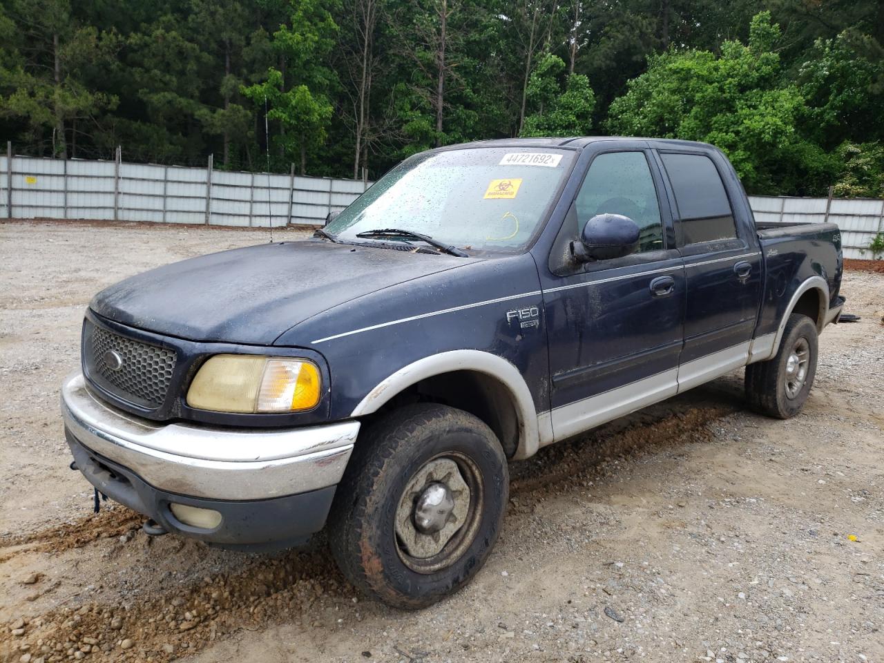 Photo 2 from auction – 2001 FORD F150 SUPER with VIN 1FTRW08L51KE45862