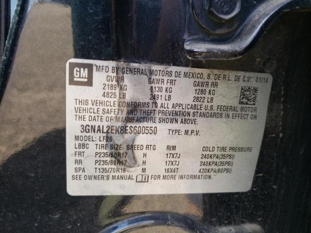 Photo 10 from auction – 2014 CHEVROLET CAPTIVA LS with VIN 3GNAL2EK8ES600550