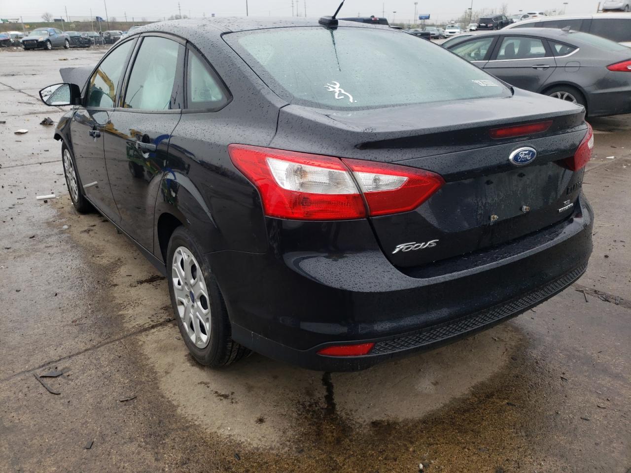 Photo 3 from auction – 2012 FORD FOCUS SE with VIN 1FAHP3F2XCL463927