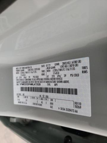 Photo 10 from auction – 2021 FORD BRONCO BAS with VIN 1FMEE5DP4MLA73528