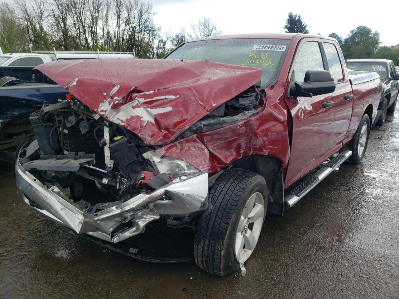 Photo 2 from auction – 2012 DODGE RAM 1500 S with VIN 1C6RD7GT4CS195847