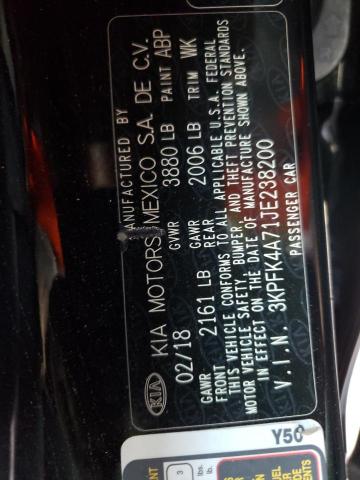 Photo 10 from auction – 2018 KIA FORTE LX with VIN 3KPFK4A71JE238200