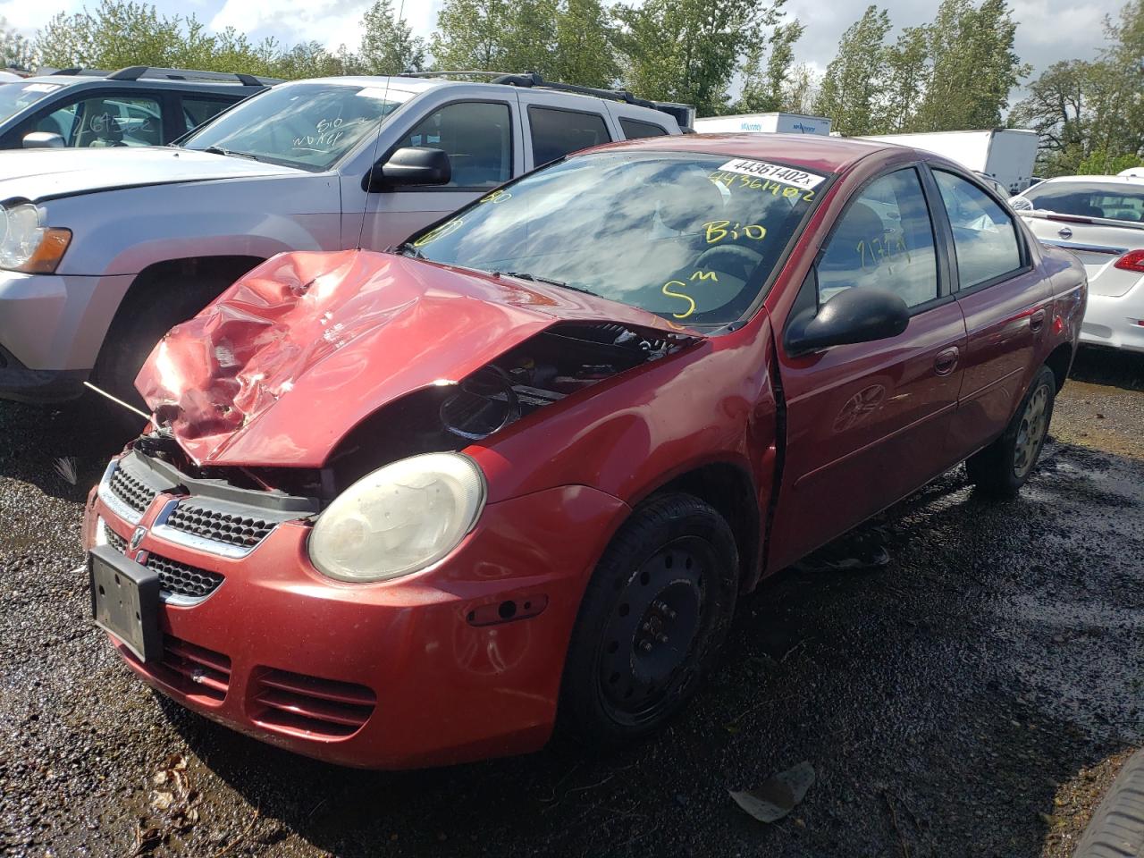 Photo 2 from auction – 2004 DODGE NEON SXT with VIN 1B3ES56C54D504560