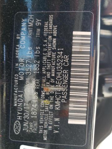 Photo 10 from auction – 2017 HYUNDAI ACCENT SE with VIN KMHCT4AE0HU352341