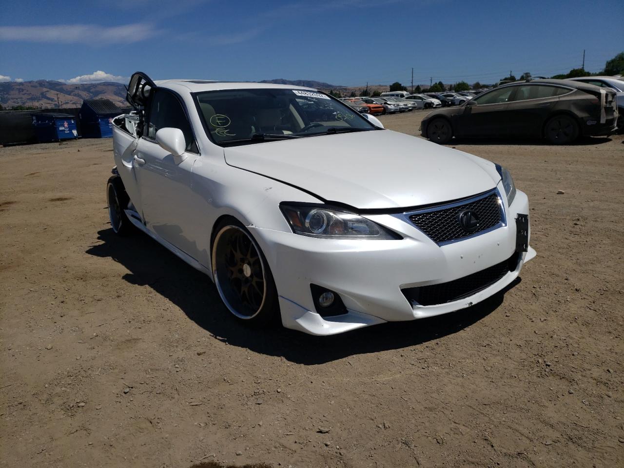 LEXUS IS 250 2012 with VIN JTHBF5C24C5161099 - Photo from auction