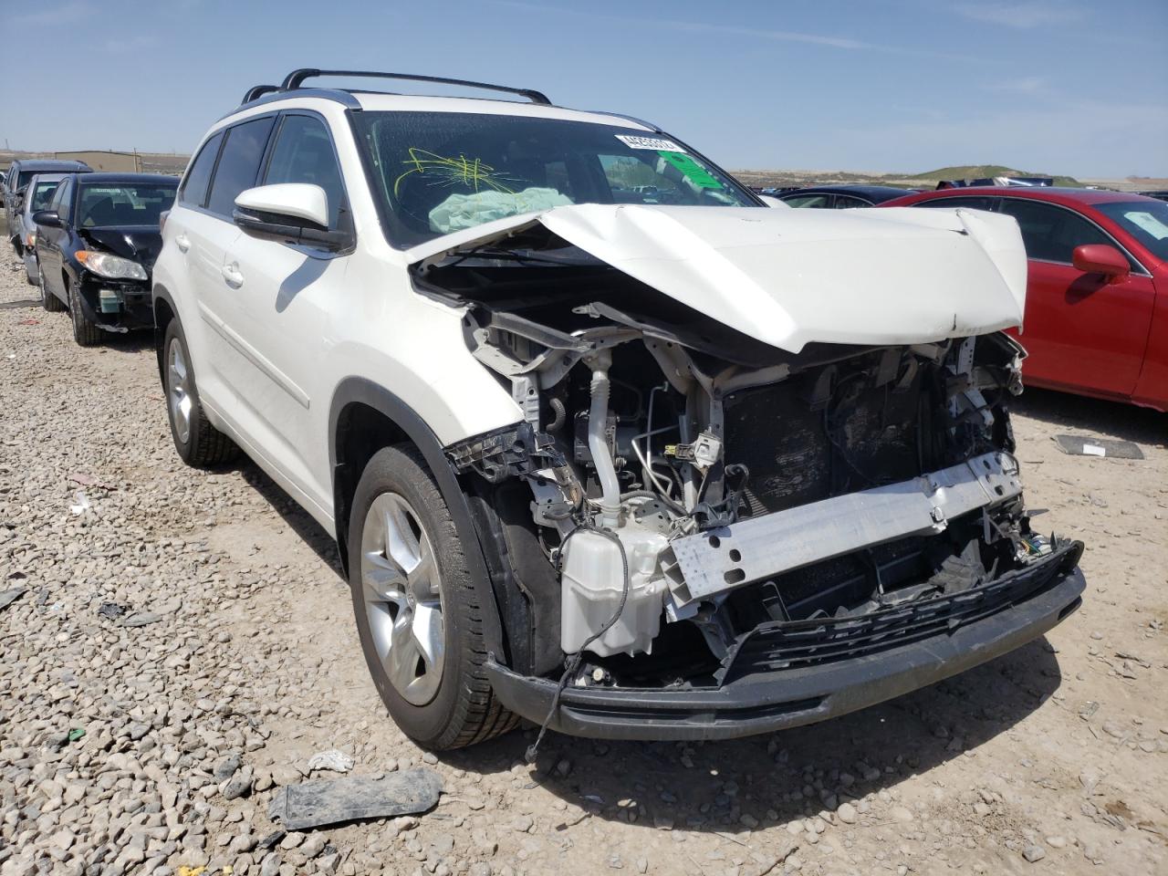 TOYOTA HIGHLANDER 2015 with VIN 5TDDKRFH4FS113727 - Photo from auction