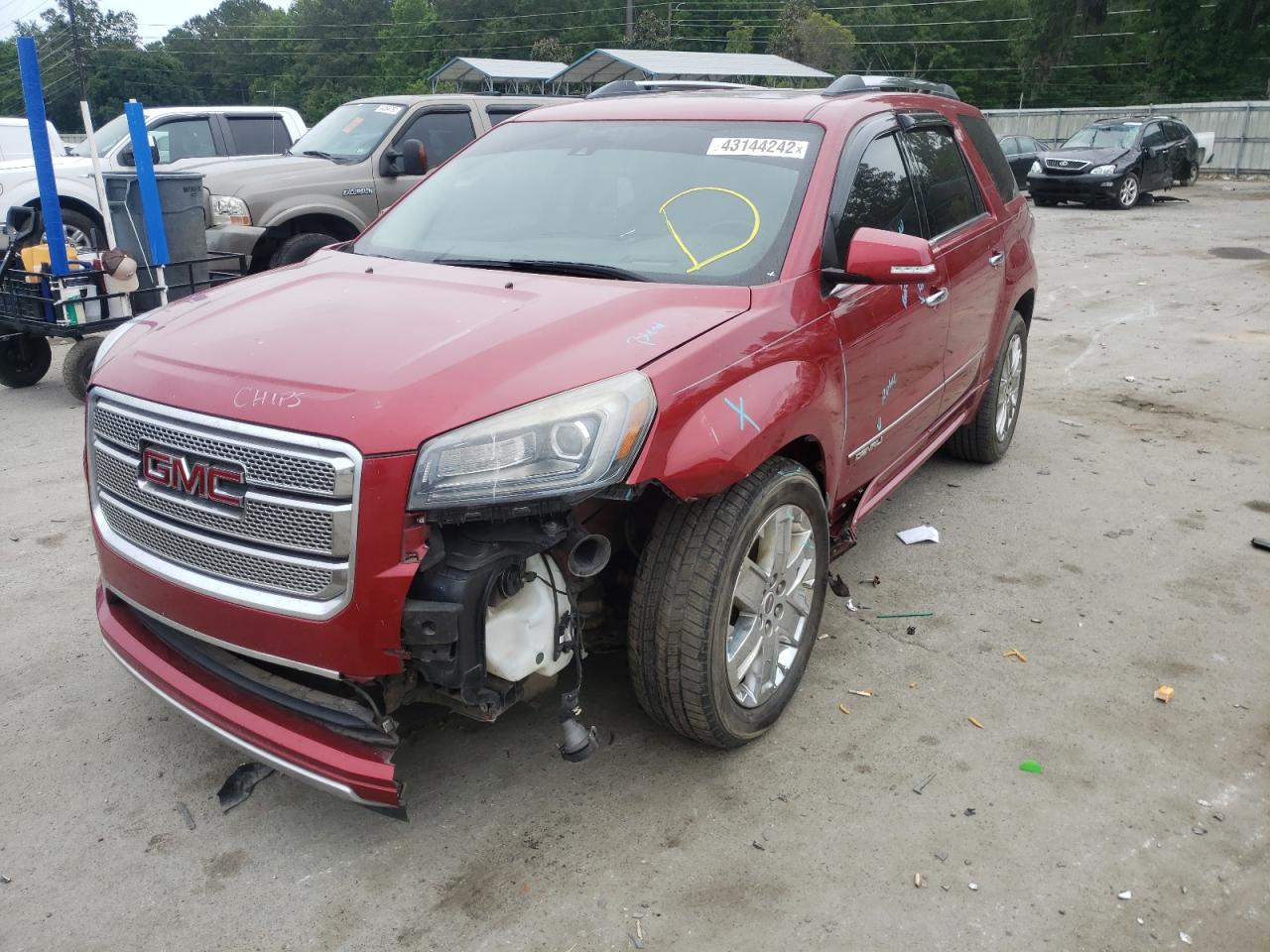 Photo 2 from auction – 2014 GMC ACADIA DEN with VIN 1GKKRTKD1EJ182216