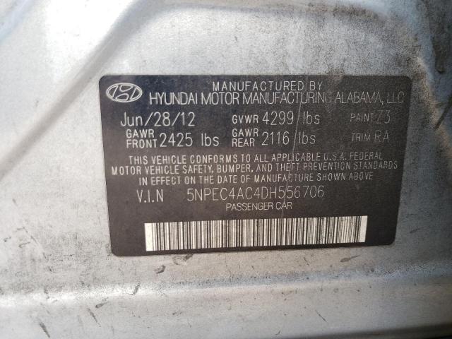 Photo 10 from auction – 2013 HYUNDAI SONATA SE with VIN 5NPEC4AC4DH556706