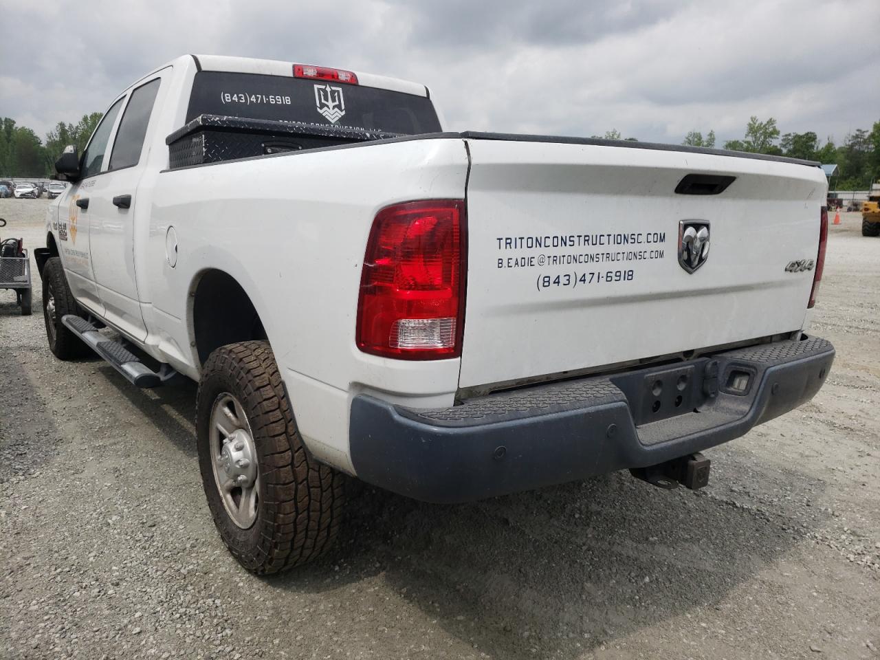 Photo 3 from auction – 2016 RAM 2500 ST with VIN 3C6UR5CJ0GG223984