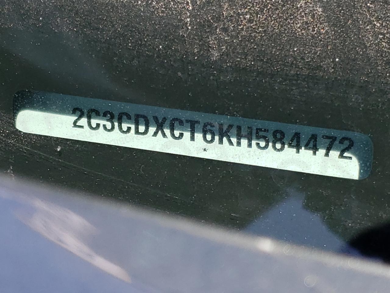 صورة رقم 10 من المزاد - 2019 DODGE CHARGER R/ مع VIN 2C3CDXCT6KH584472