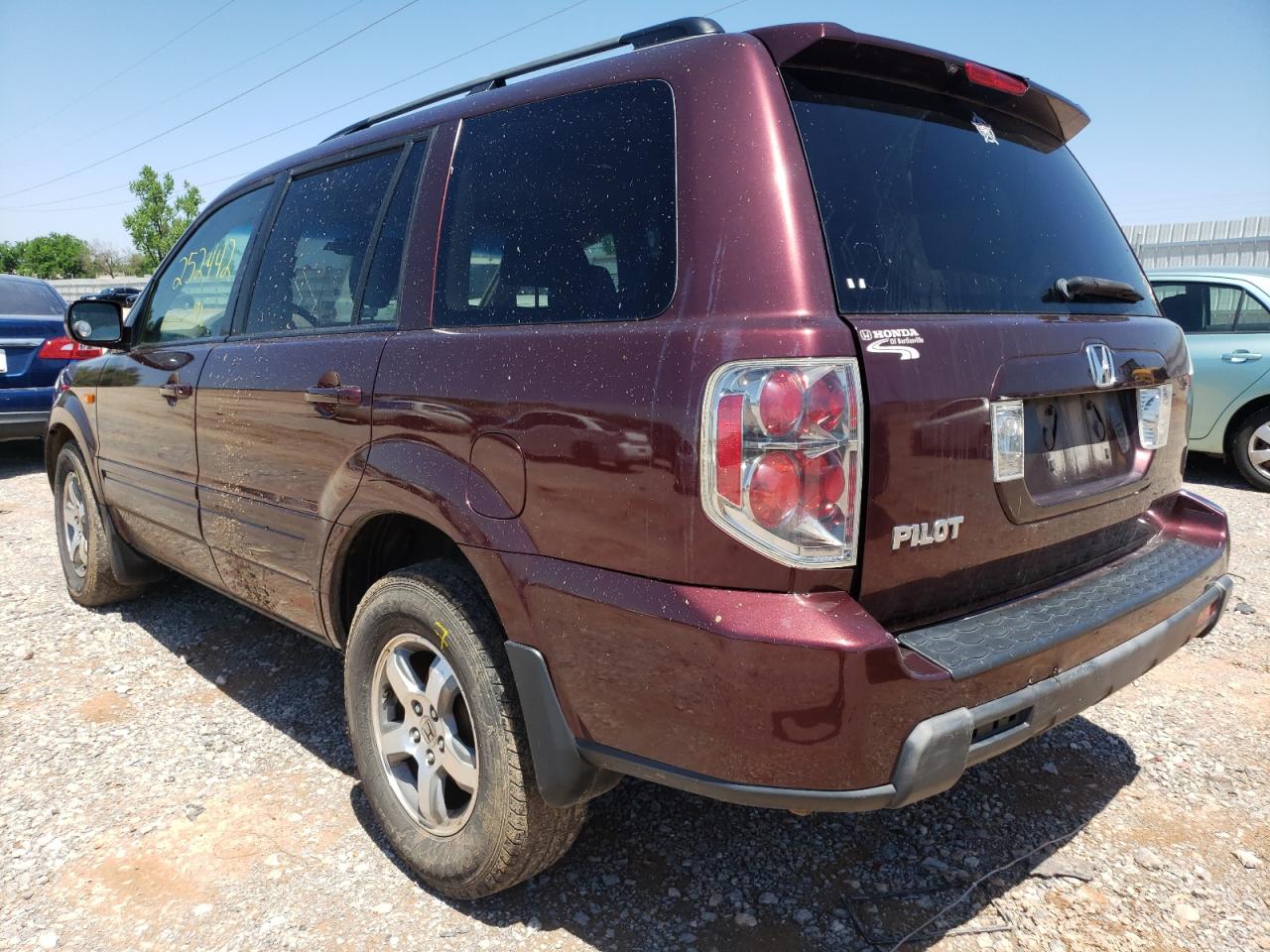 Foto 3 de la subasta – 2008 HONDA PILOT EXL con VIN 5FNYF28588B005327