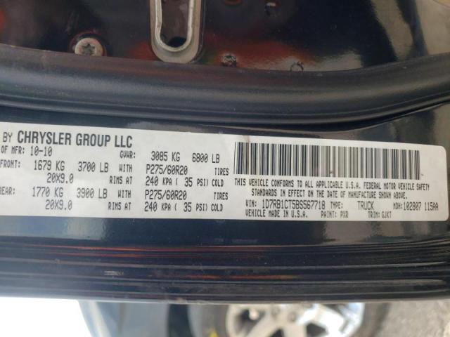 Photo 10 from auction – 2011 DODGE RAM 1500 with VIN 1D7RB1CT5BS567718