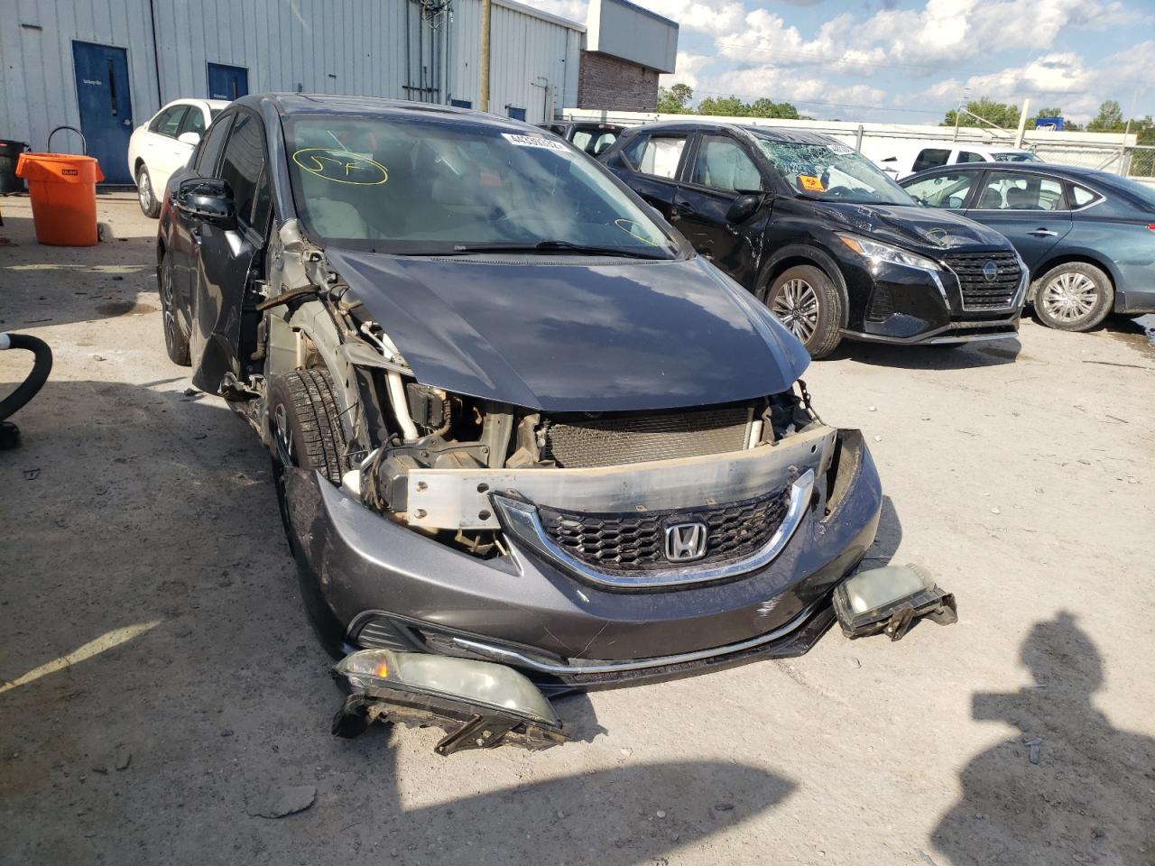 HONDA CIVIC EX 2013 مع رقم تعريف المركبة 19XFB2F8XDE024753 - صورة من المزاد