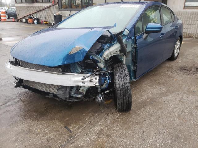 Photo 2 from auction – 2015 HONDA CIVIC LX with VIN 19XFB2F57FE086362