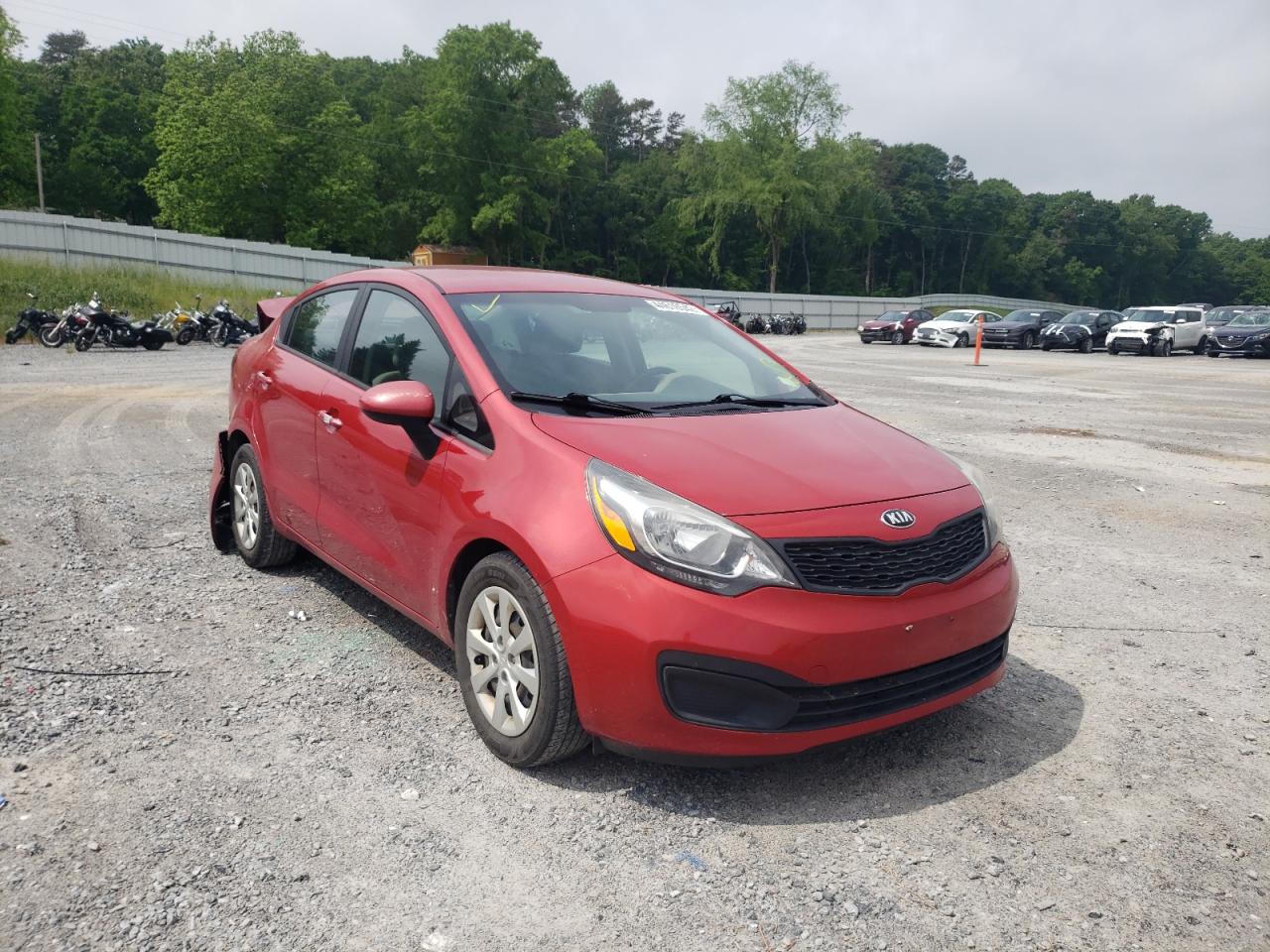 KIA RIO LX 2015 z numerem VIN KNADM4A35F6496034 - Zdjęcie z aukcji