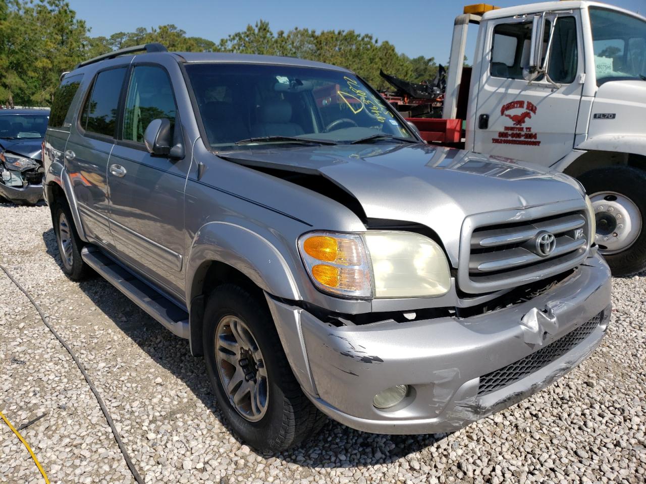 TOYOTA SEQUOIA LI 2003 with VIN 5TDZT38A63S186450 - Photo from auction
