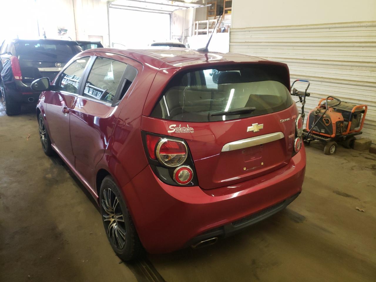 Photo 3 from auction – 2014 CHEVROLET SONIC RS with VIN 1G1JH6SB0E4166896